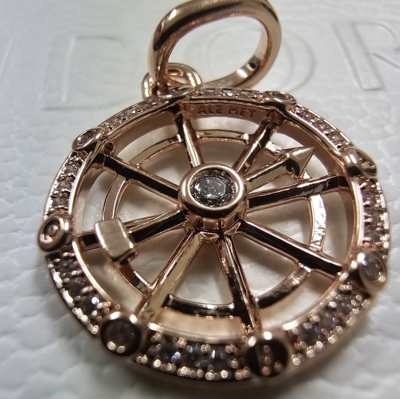 Pandora ME Wheel of Fortune Medallion Charm - Picture 6 of 7